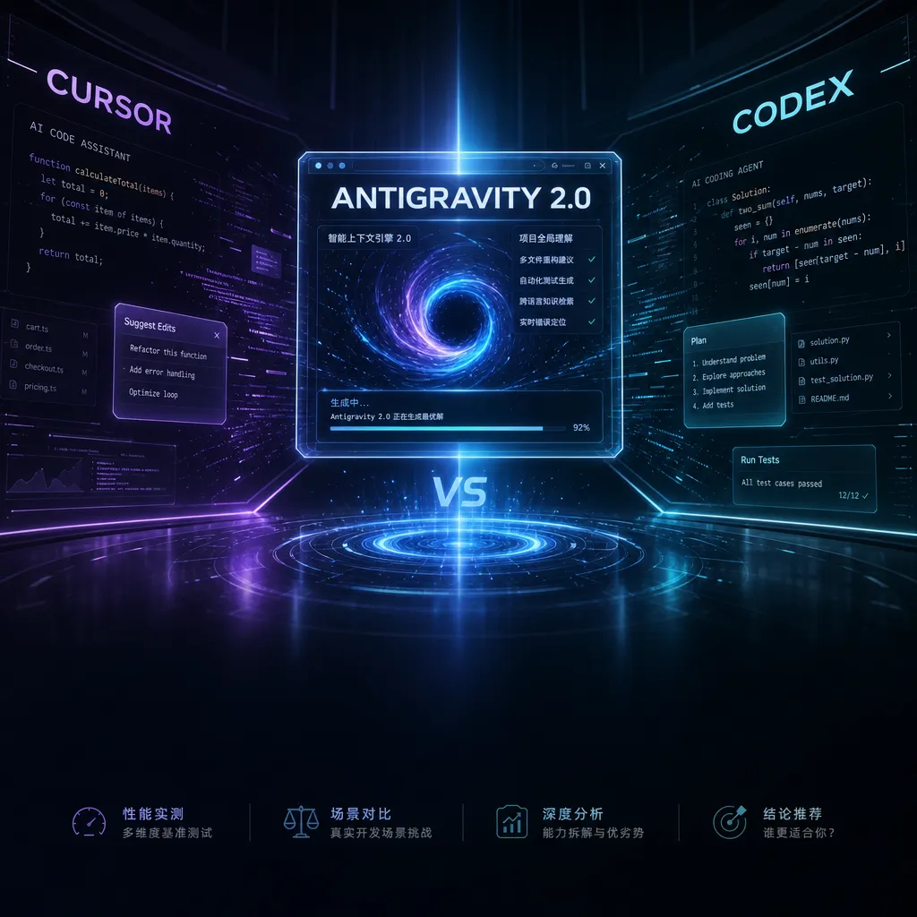 Antigravity 2.0 实测:能打 Cursor 和 Codex 吗?
