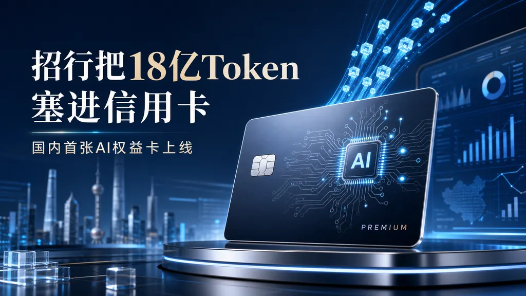 招行把18亿Token塞进信用卡:国内首张AI权益卡上线