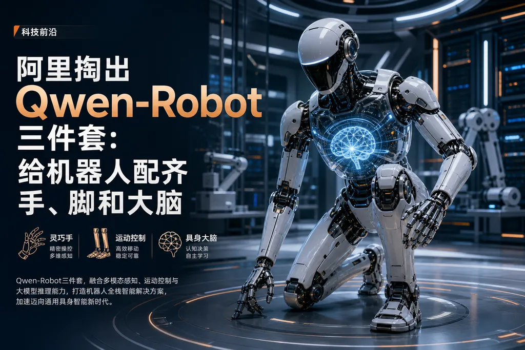 阿里掏出Qwen-Robot三件套:给机器人配齐手、脚和大脑