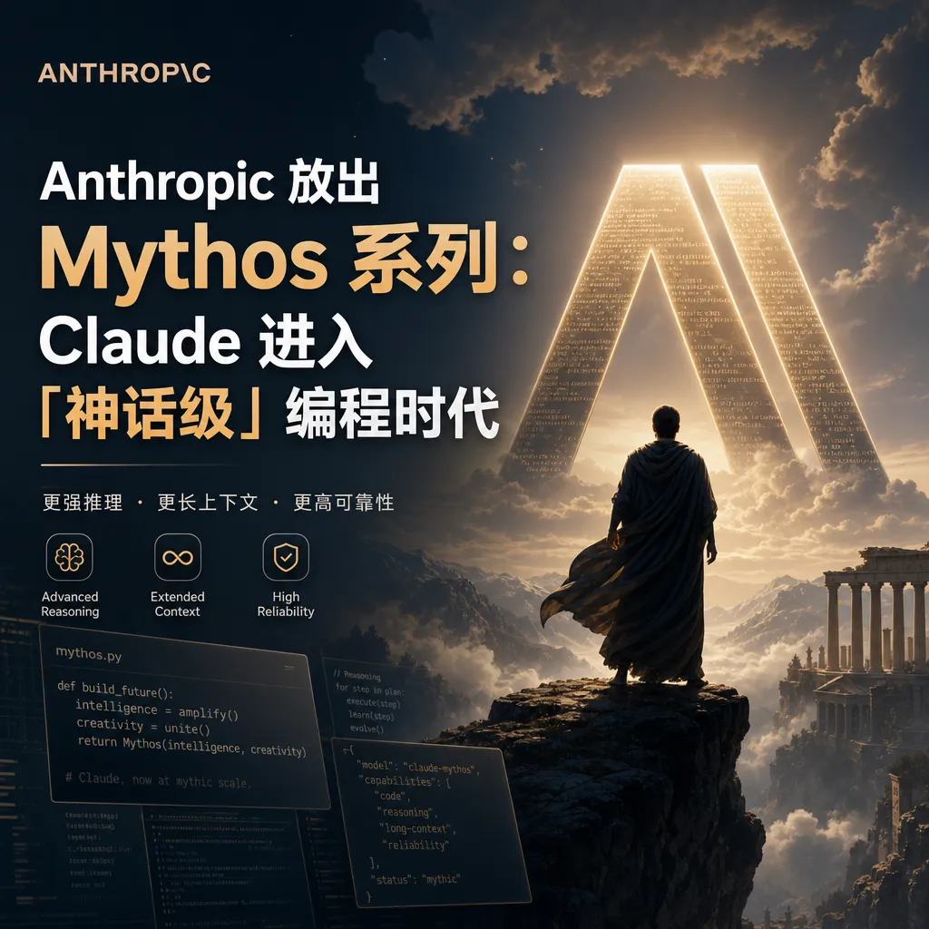 Anthropic 放出 Mythos 系列:Claude 进入「神话级」编程时代