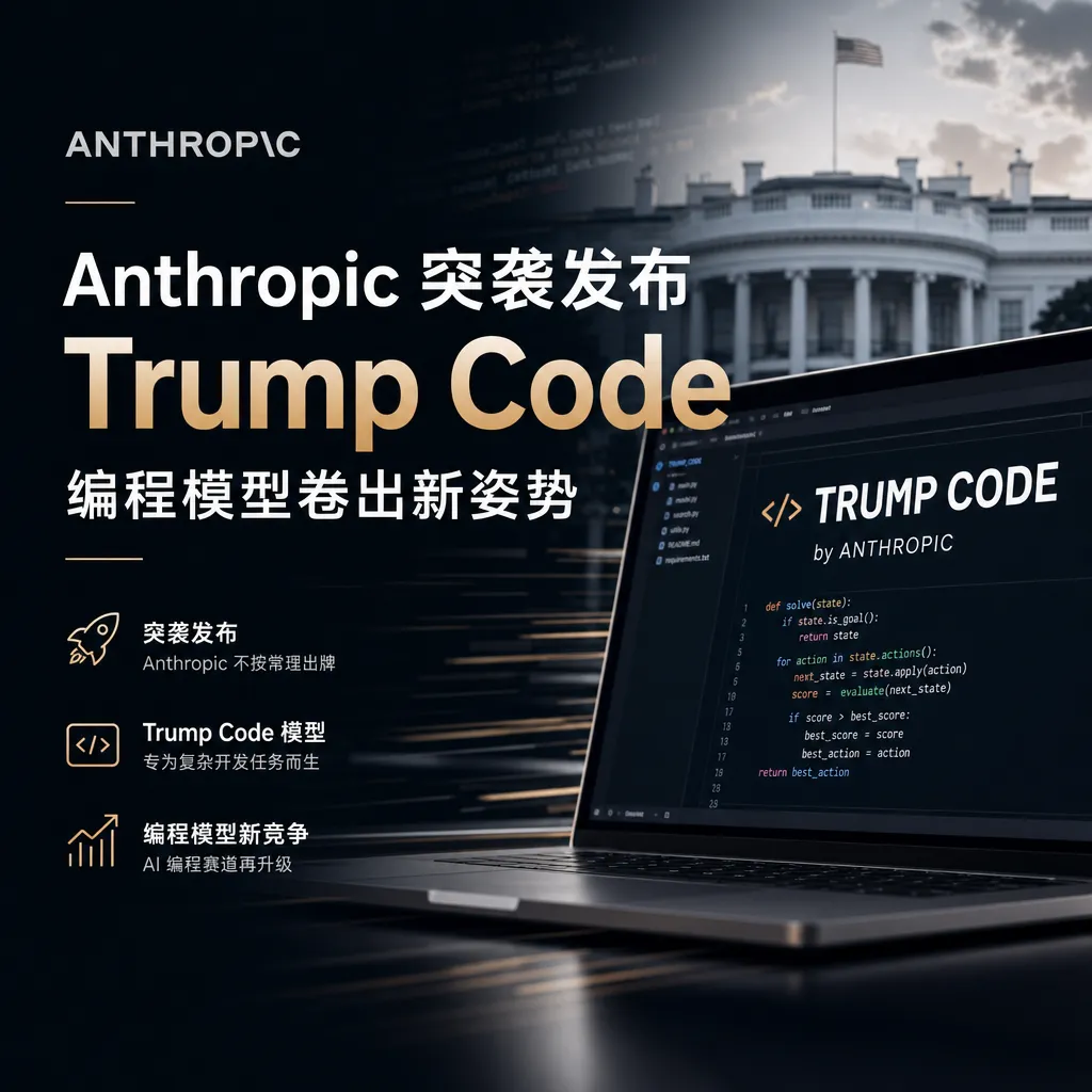 Anthropic 突袭发布 Trump Code:编程模型卷出新姿势