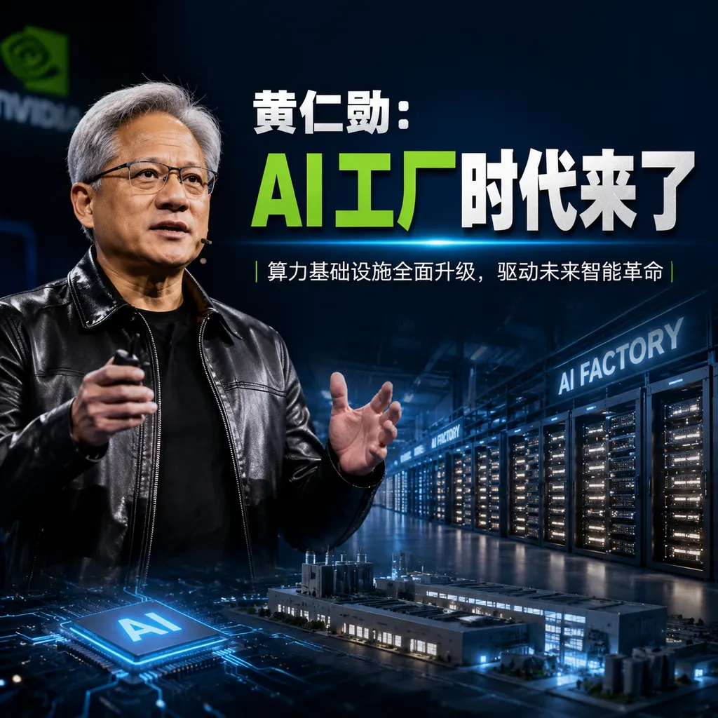 黄仁勋:AI工厂时代来了