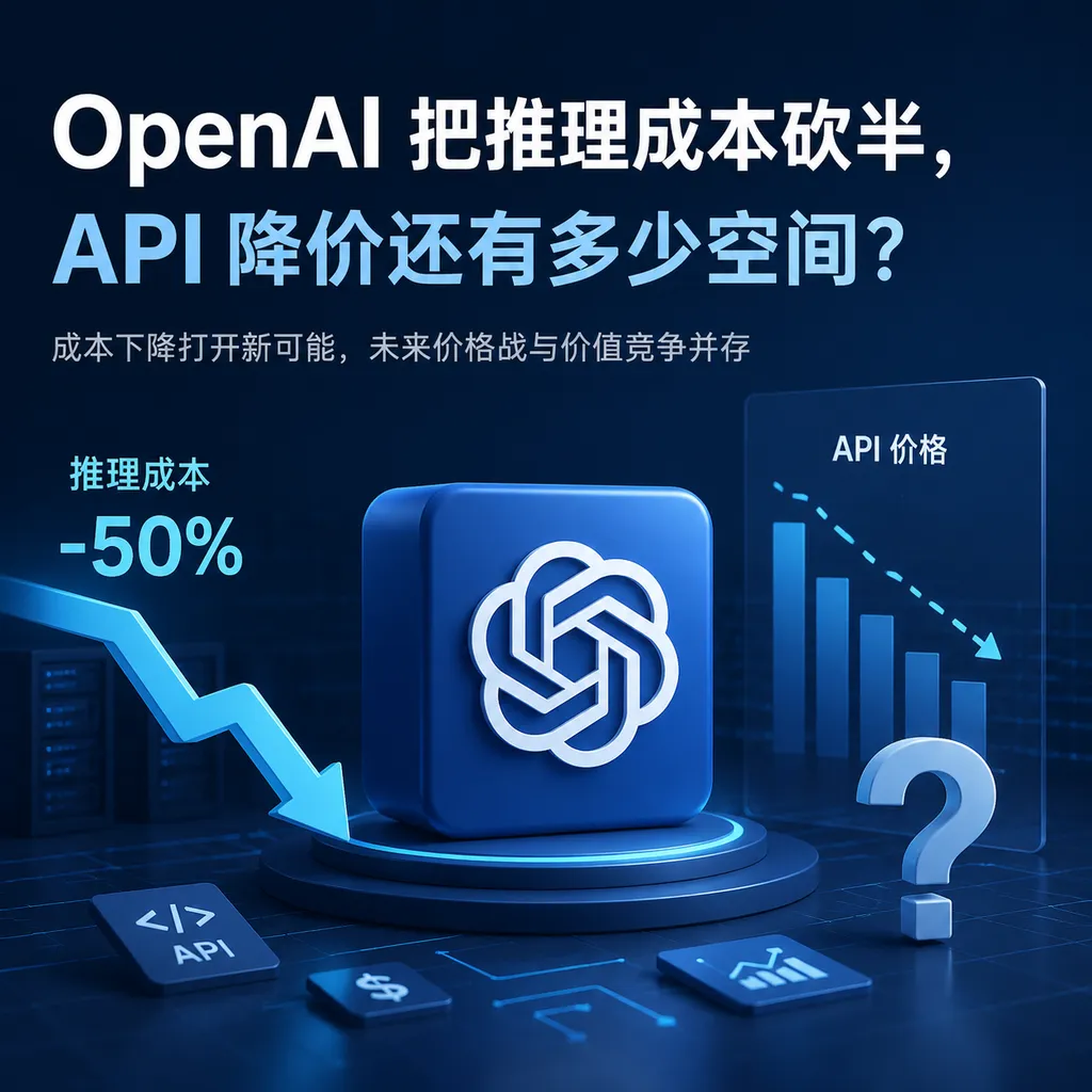 OpenAI 把推理成本砍半,API 降价还有多少空间?