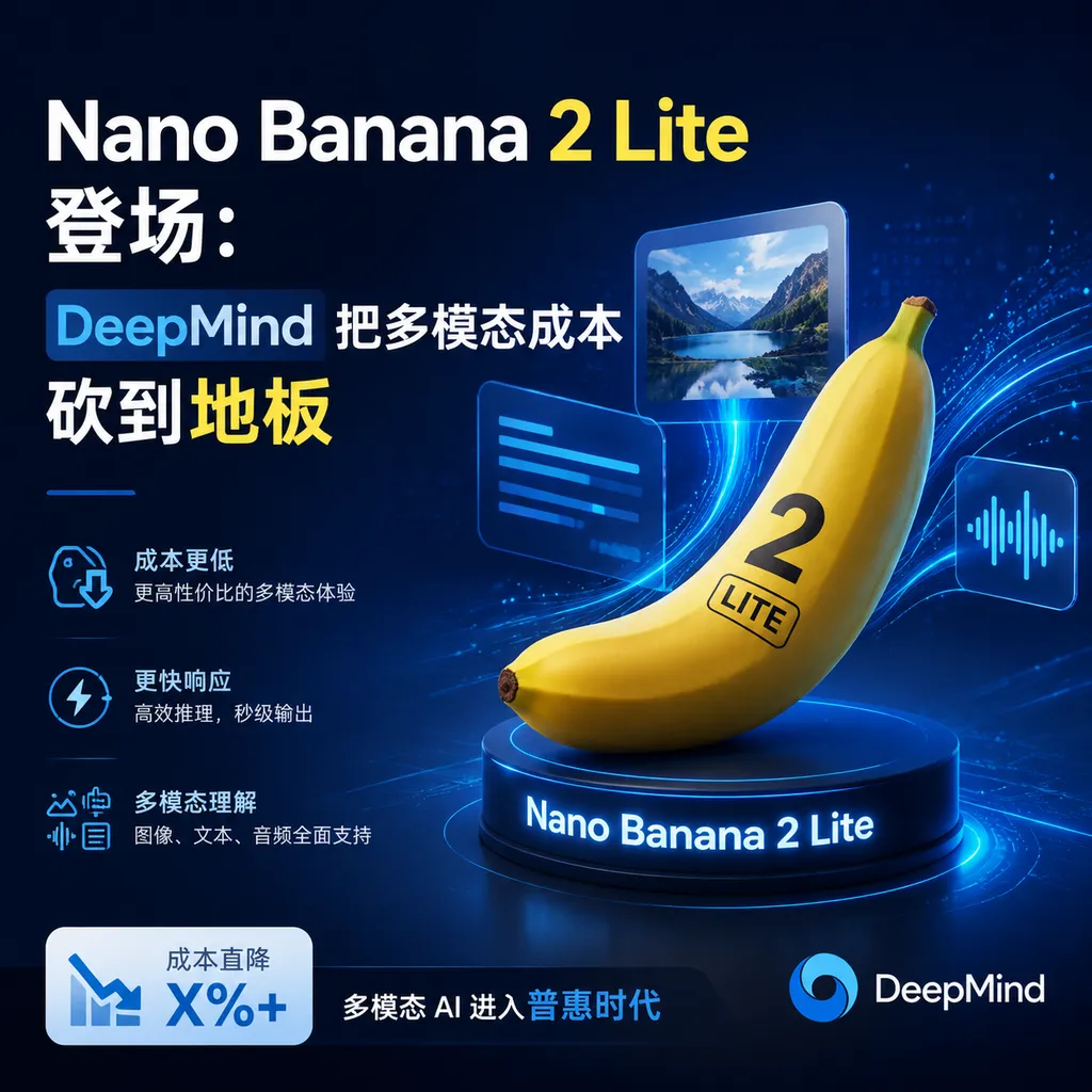 Nano Banana 2 Lite 登场:DeepMind 把多模态成本砍到地板