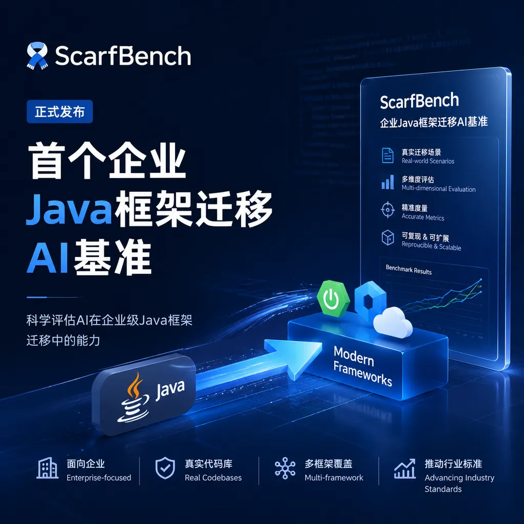 ScarfBench发布:首个企业Java框架迁移AI基准