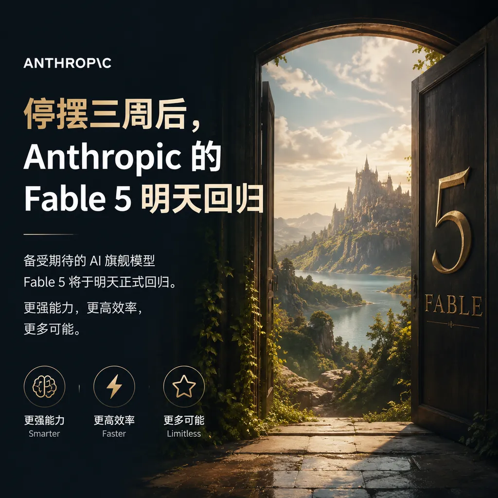 停摆三周后,Anthropic 的 Fable 5 明天回归