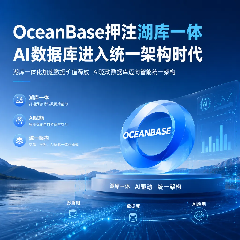 OceanBase押注湖库一体,AI数据库进入统一架构时代