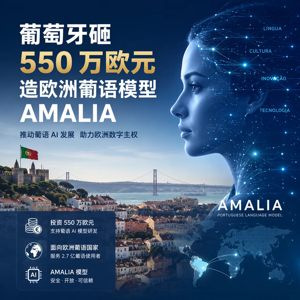 葡萄牙砸 550 万欧元造欧洲葡语模型 AMALIA