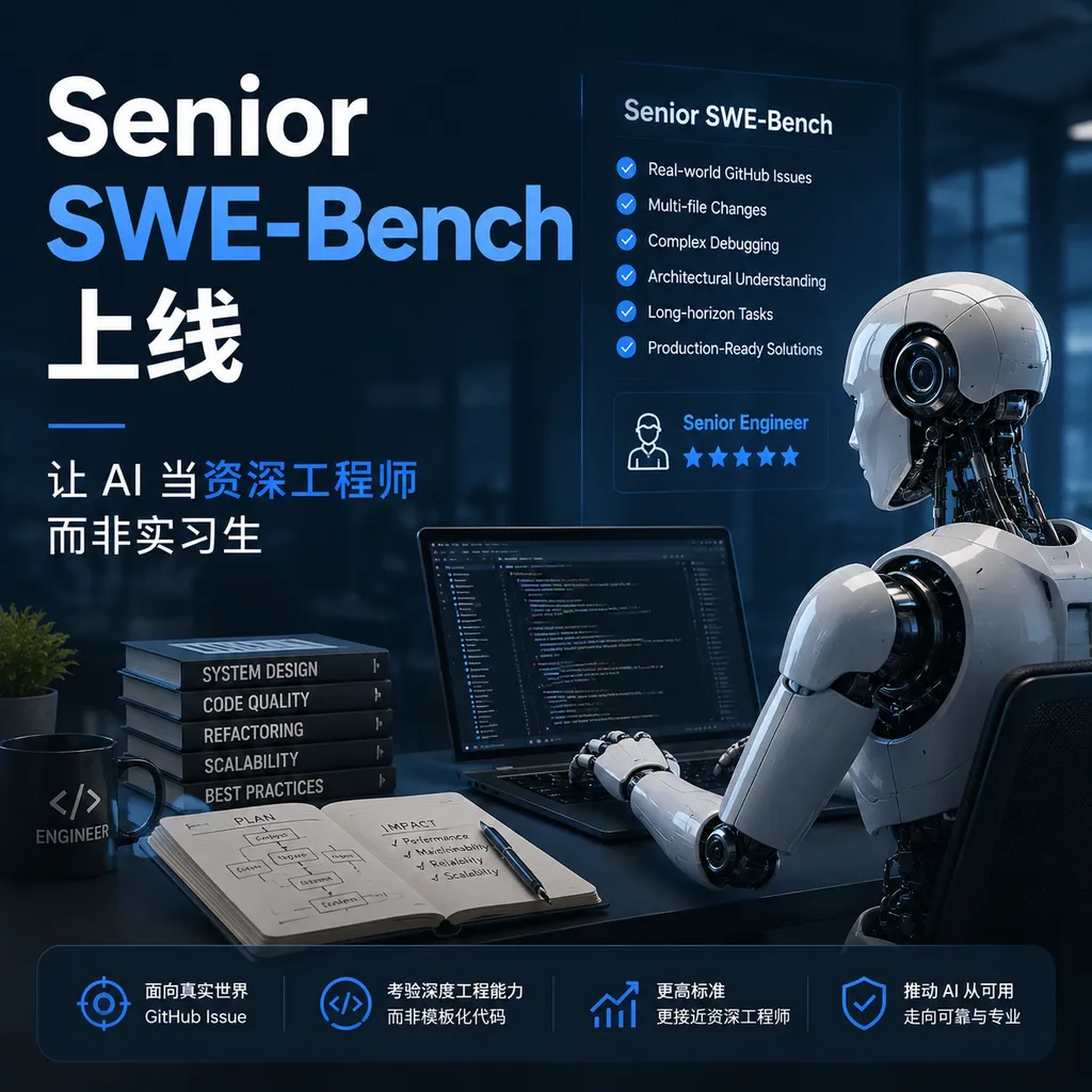 Senior SWE-Bench 上线:让 AI 当资深工程师而非实习生