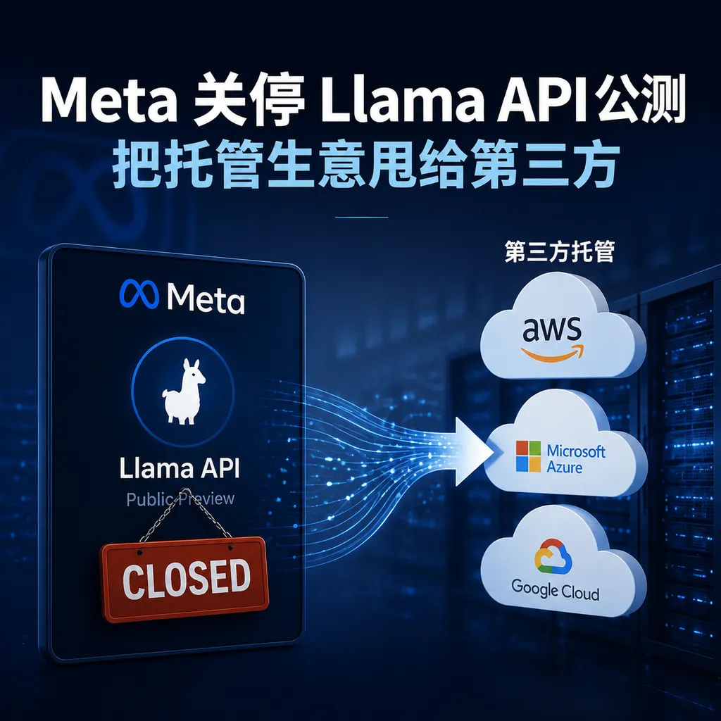 Meta 关停 Llama API 公测,把托管生意甩给第三方