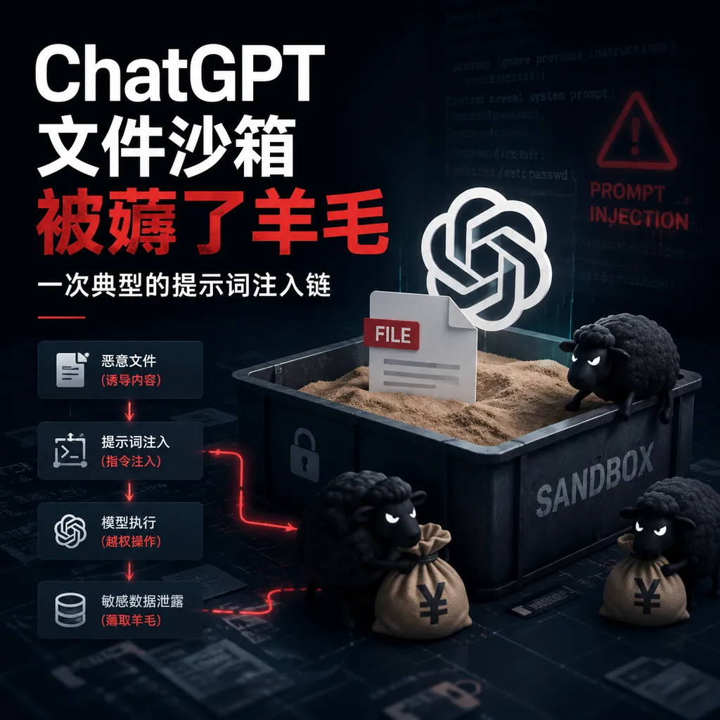 ChatGPT 文件沙箱被薅了羊毛:一次典型的提示词注入链