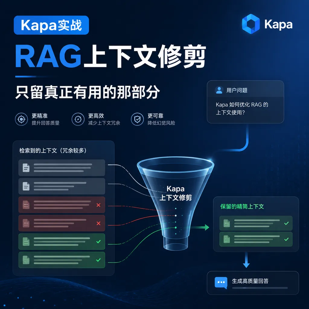 Kapa实战:RAG上下文修剪,只留真正有用的那部分