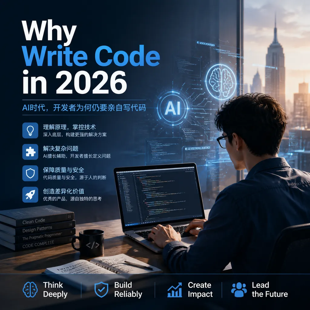 Why Write Code in 2026:AI时代开发者为何仍要亲自写代码