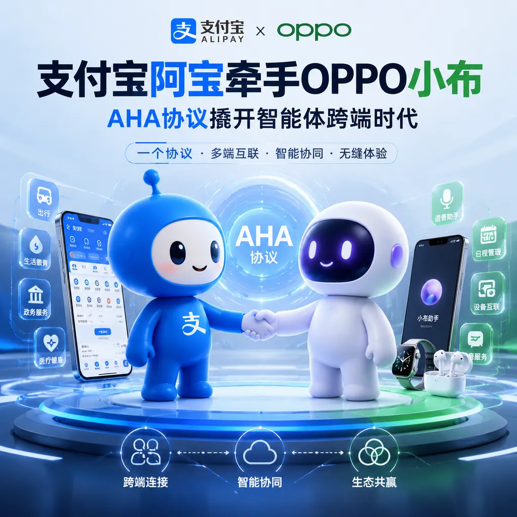 Alipay’s Abao Joins Hands with OPPO’s Xiaobu: The AHA Protocol Opens the Era of Cross-Platform Intelligent Agents