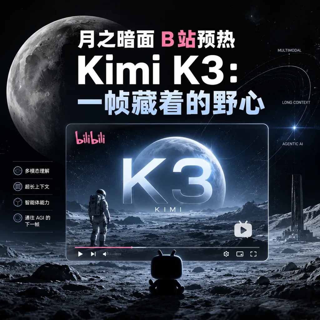 Moonshot Bilibili Preheat Kimi K3: The Ambition Hidden in a Single Frame
