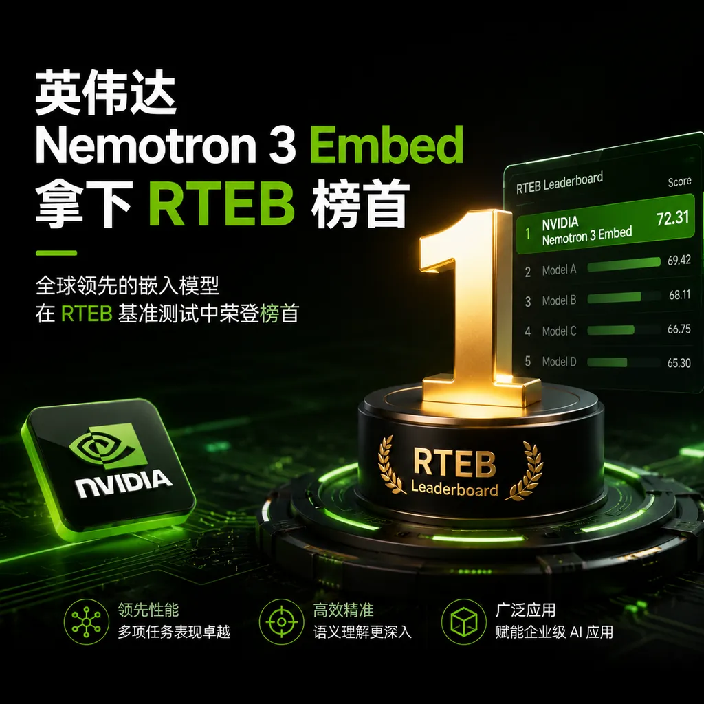 NVIDIA Nemotron 3 Embed Takes the Top Spot on the RTEB Leaderboard