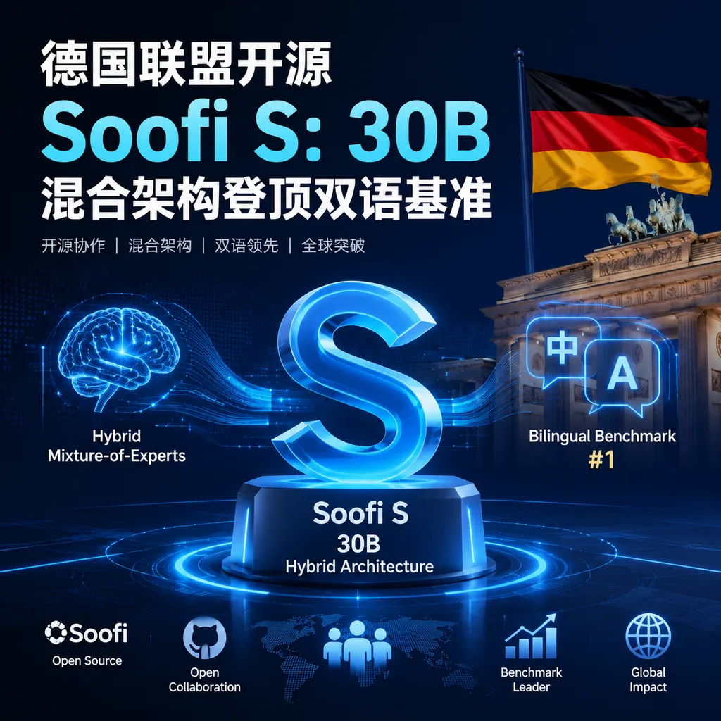 German Alliance Open Sources Soofi S: 30B Hybrid Architecture Tops Bilingual Benchmarks