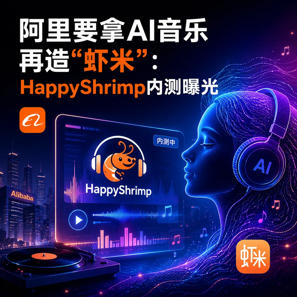 Alibaba aims to rebuild “Xiami” with AI music: HappyShrimp beta test revealed