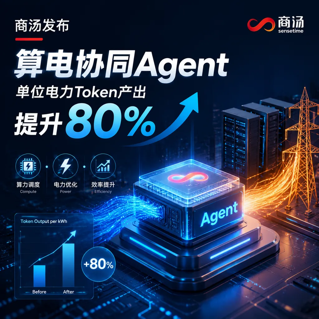 SenseTime releases a compute–electricity collaborative Agent: unit electricity token output increased by 80%