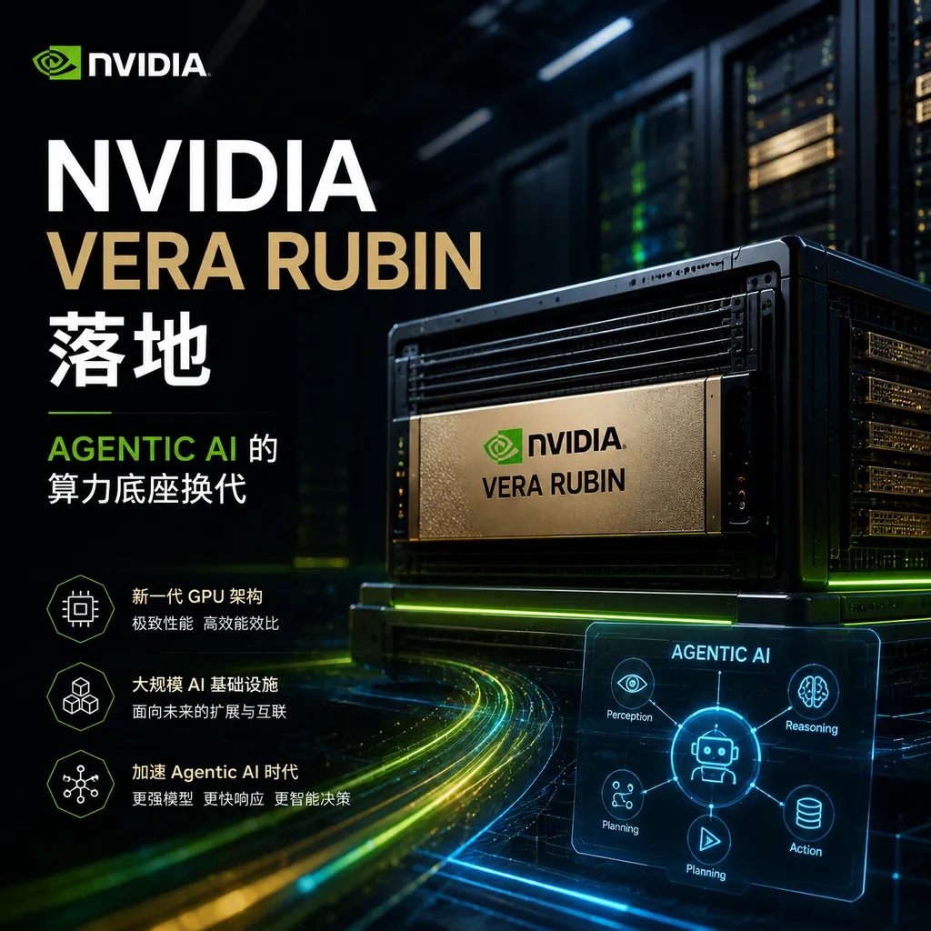 NVIDIA Vera Rubin Launched: A New Generation of Computing Foundation for Agentic AI