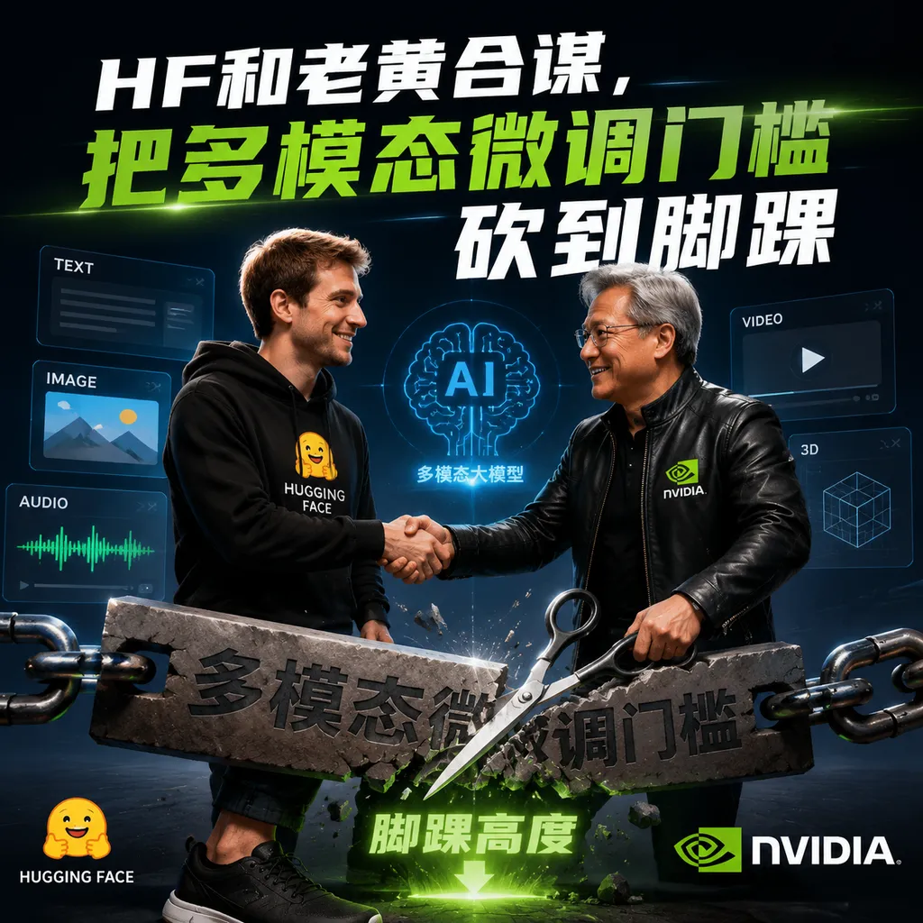 HF and Lao Huang joined forces to cut the threshold for multimodal fine-tuning down to ankle height.