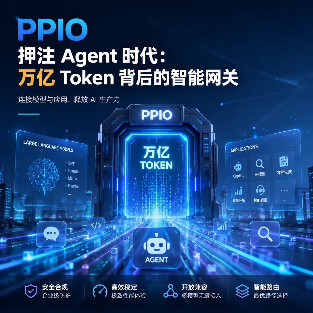 PPIO Bets on the Agent Era: The Intelligent Gateway Behind Trillions of Tokens