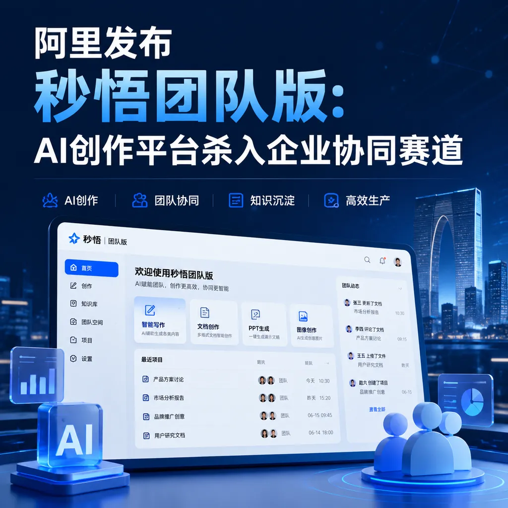 Alibaba launches Miaowu Team Edition: AI creation platform enters the enterprise collaboration track