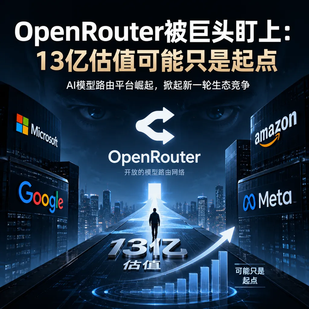 OpenRouter Targeted by Tech Giants: The 1.3 Billion Valuation May Be Just the Beginning