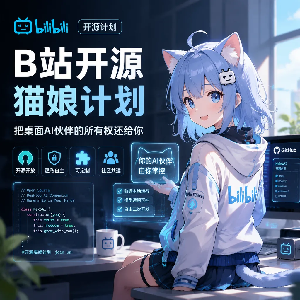 Bilibili Open-Source Catgirl Project: Giving Back Ownership of Your Desktop AI Companion to You