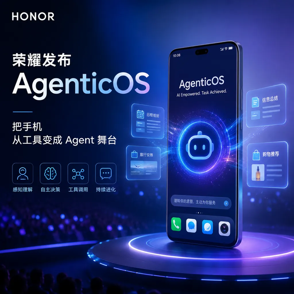 Honor launches AgenticOS, turning smartphones from tools into stages for agents