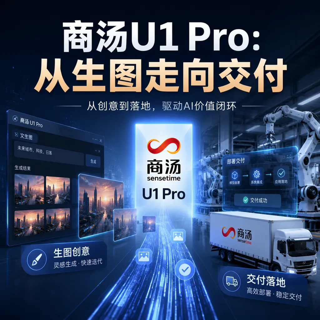 商汤U1 Pro:从生图走向交付