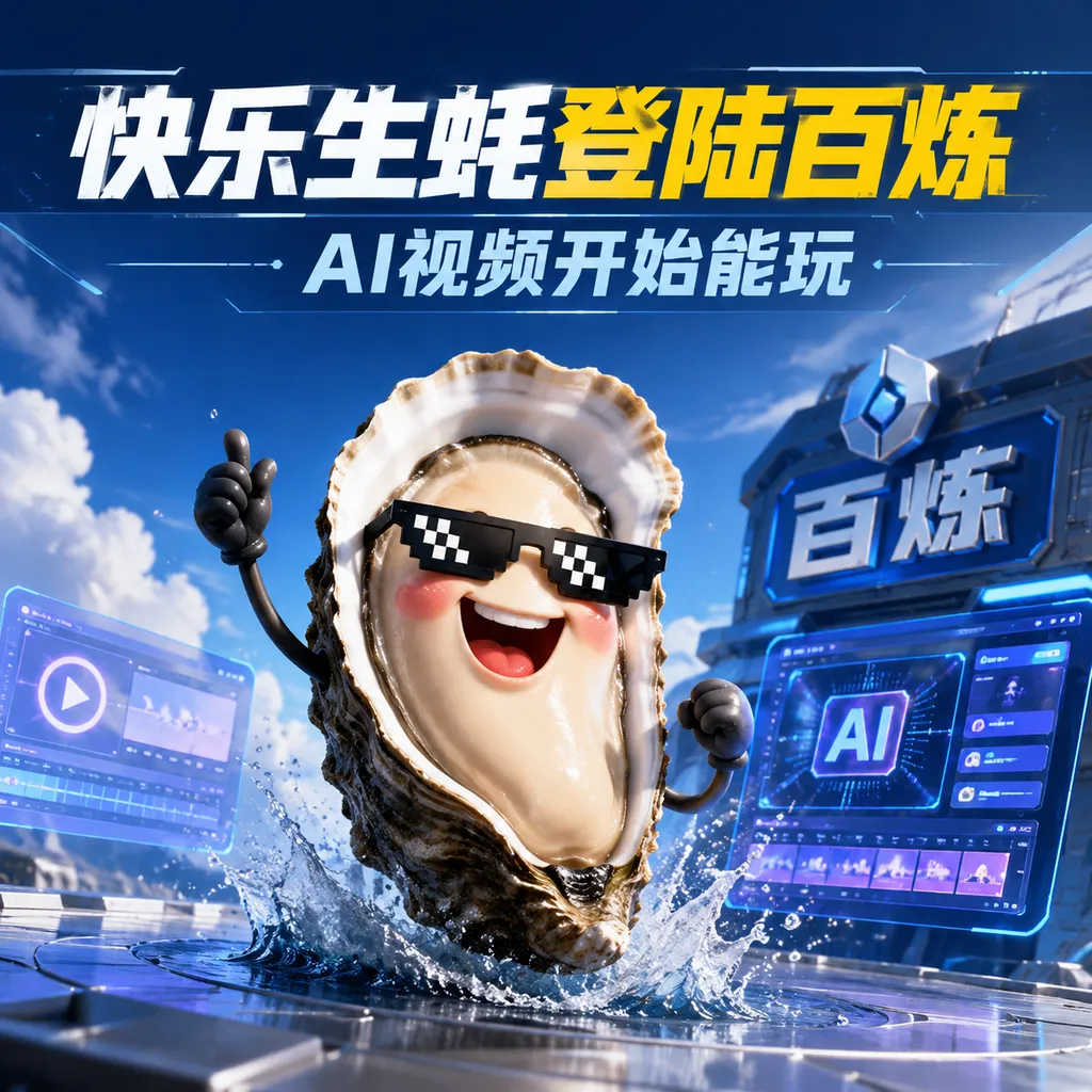 快乐生蚝登陆百炼,AI视频开始能玩