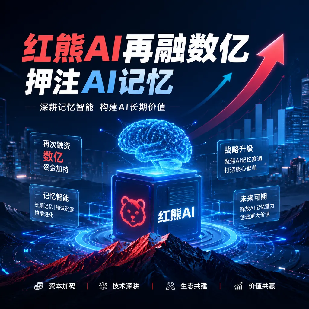 红熊AI再融数亿,押注AI记忆