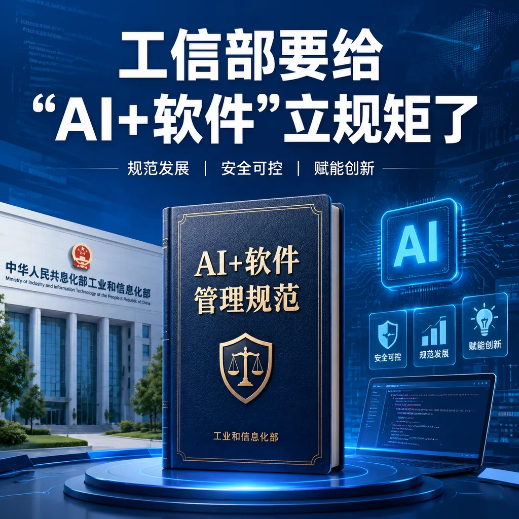 The Ministry of Industry and Information Technology is going to set rules for "AI + Software"