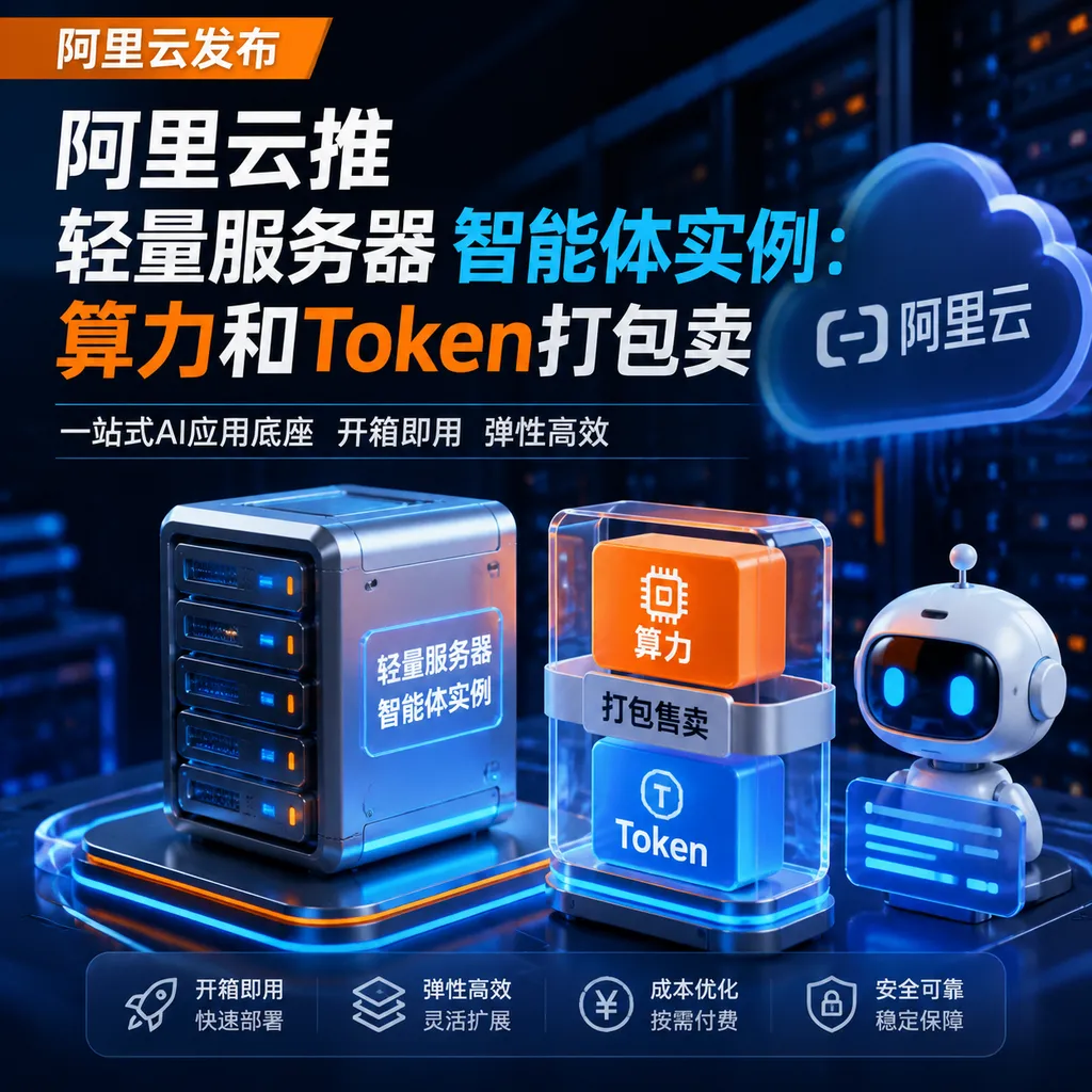 Alibaba Cloud launches lightweight server-based AI agents: computing power and tokens sold as a package