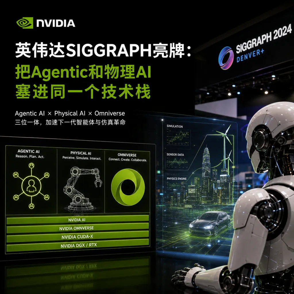 NVIDIA unveils at SIGGRAPH: integrating Agentic and Physical AI into a single technology stack