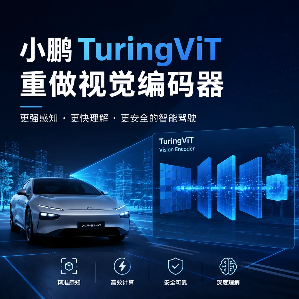 小鹏TuringViT重做视觉编码器