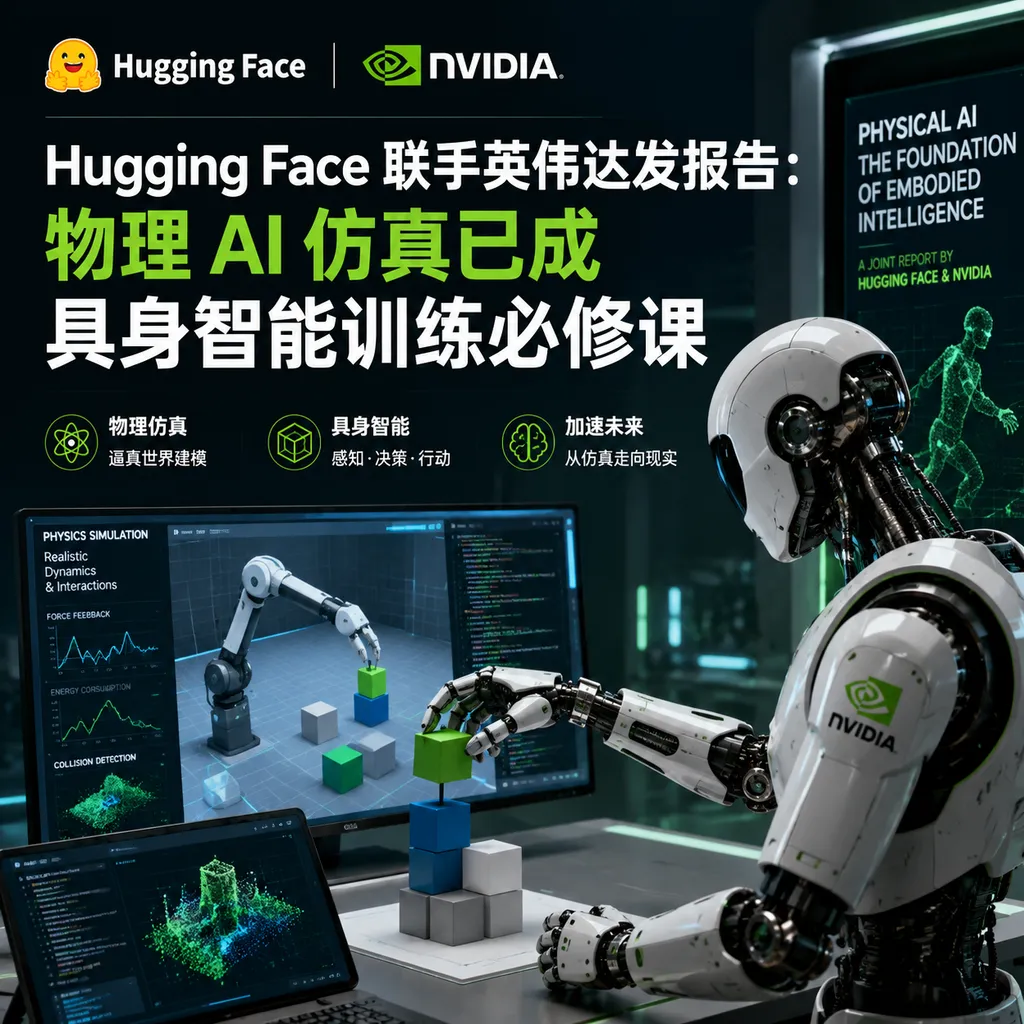 Hugging Face and NVIDIA Release Report: Physical AI Simulation Has Become a Required Course for Embodied Intelligence Training