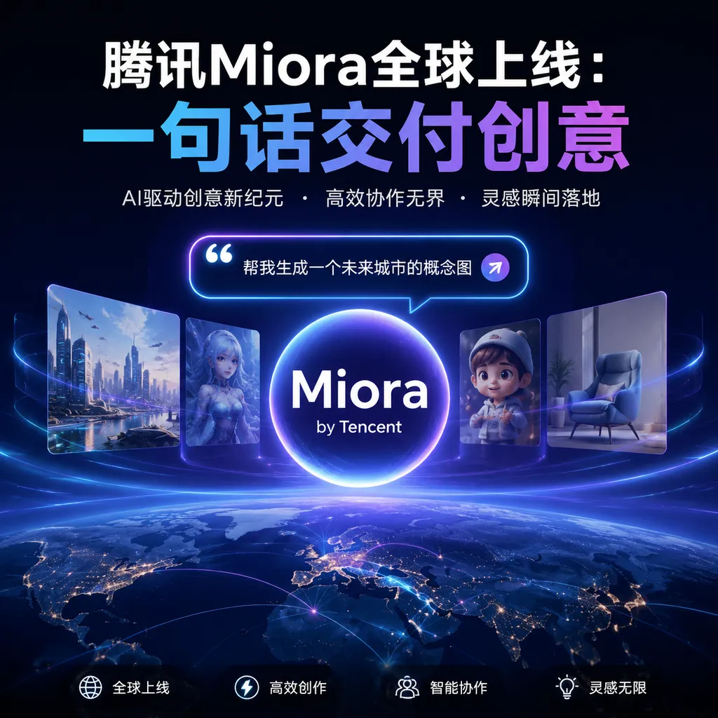 腾讯Miora全球上线:一句话交付创意