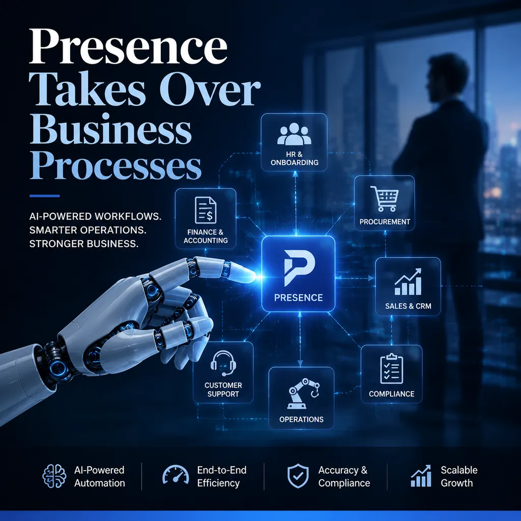 Presence接管企业流程