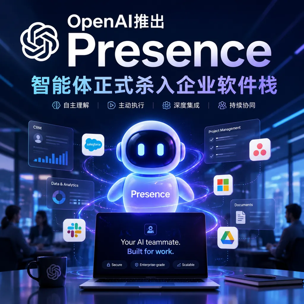 OpenAI Launches Presence: AI Agents Officially Enter the Enterprise Software Stack
