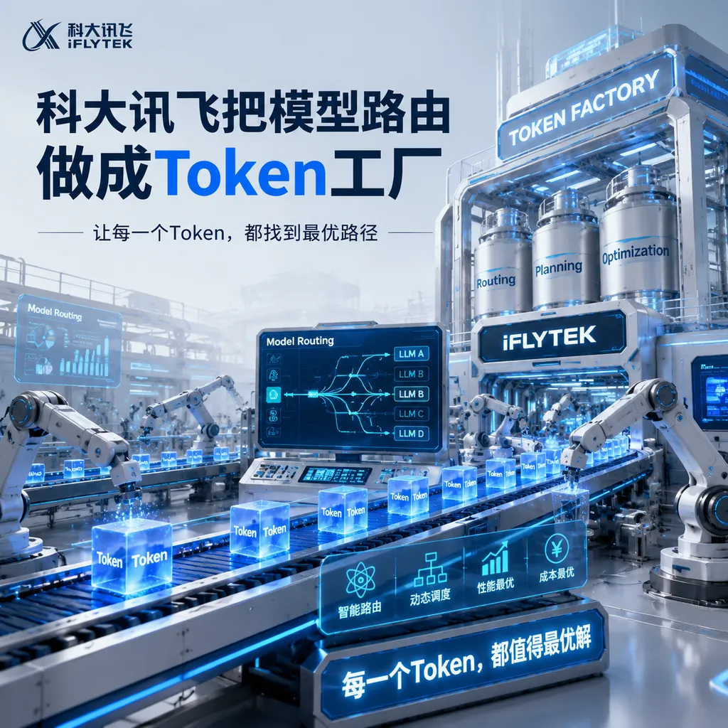 科大讯飞把模型路由做成Token工厂
