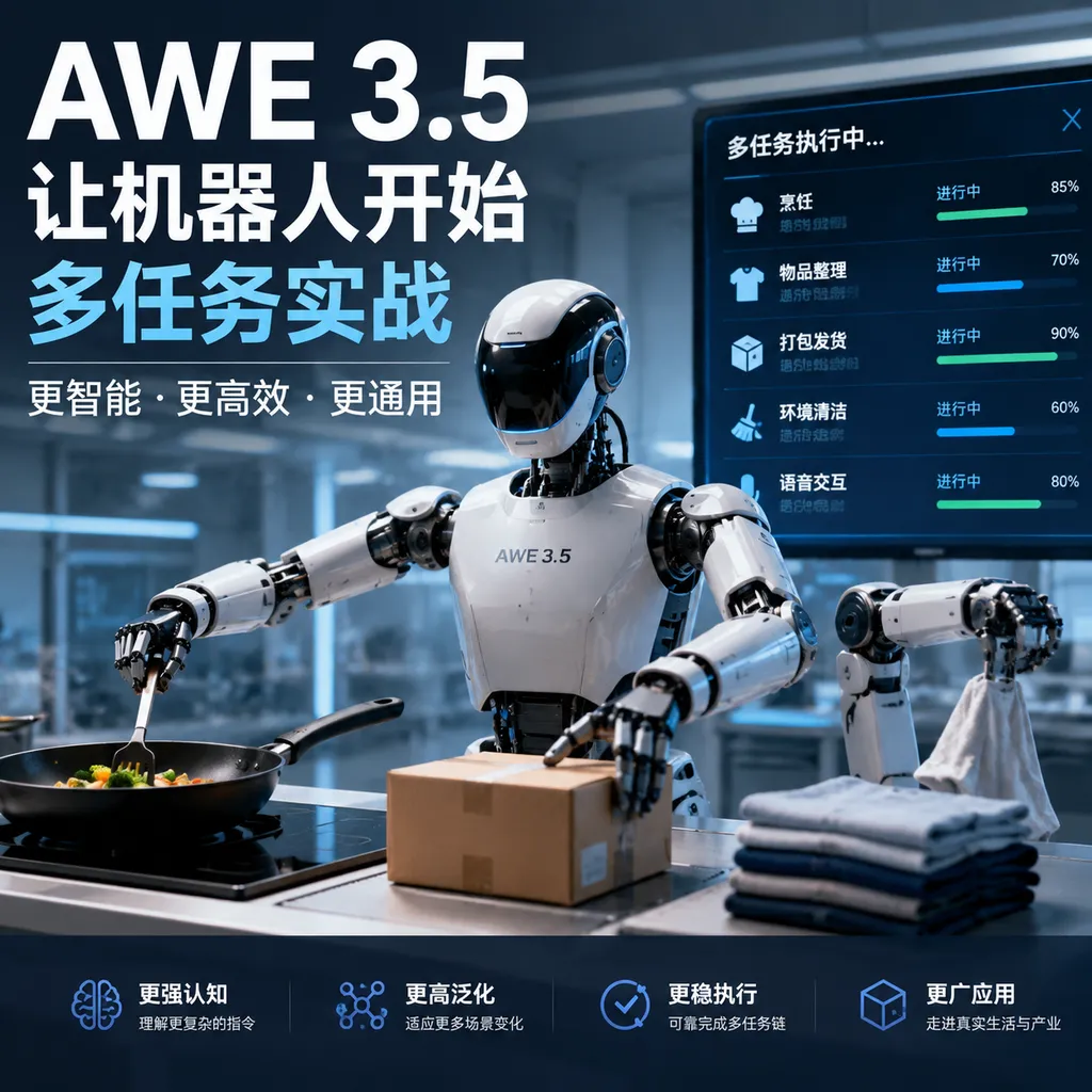 AWE 3.5让机器人开始多任务实战