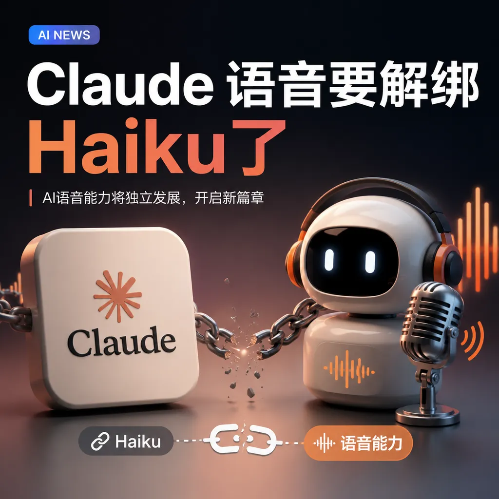 Claude语音要解绑Haiku了