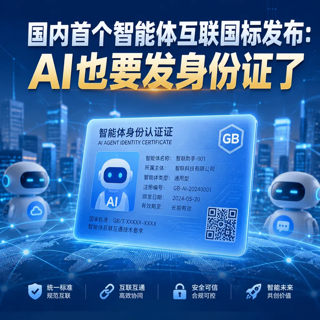 The country’s first national standard for agent interconnection released: AI will now get its own ID card