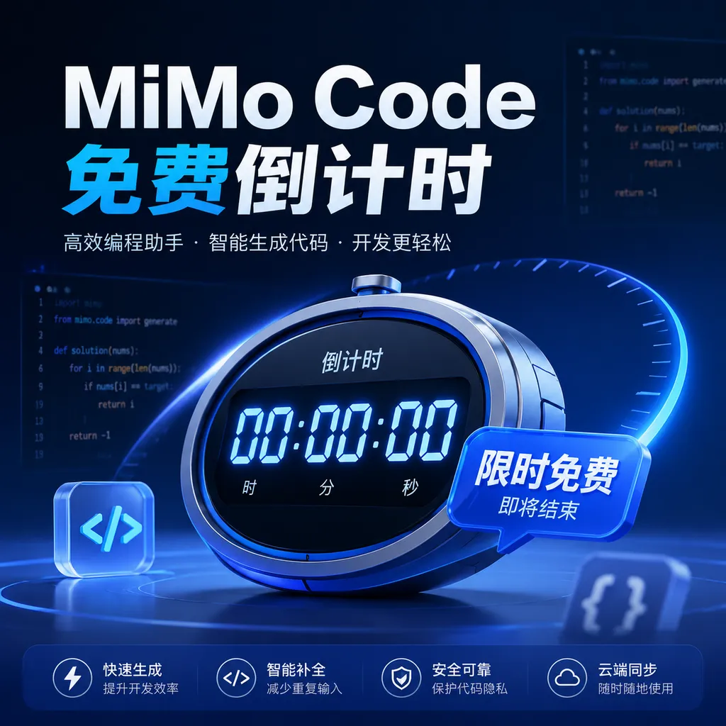 MiMo Code免费倒计时