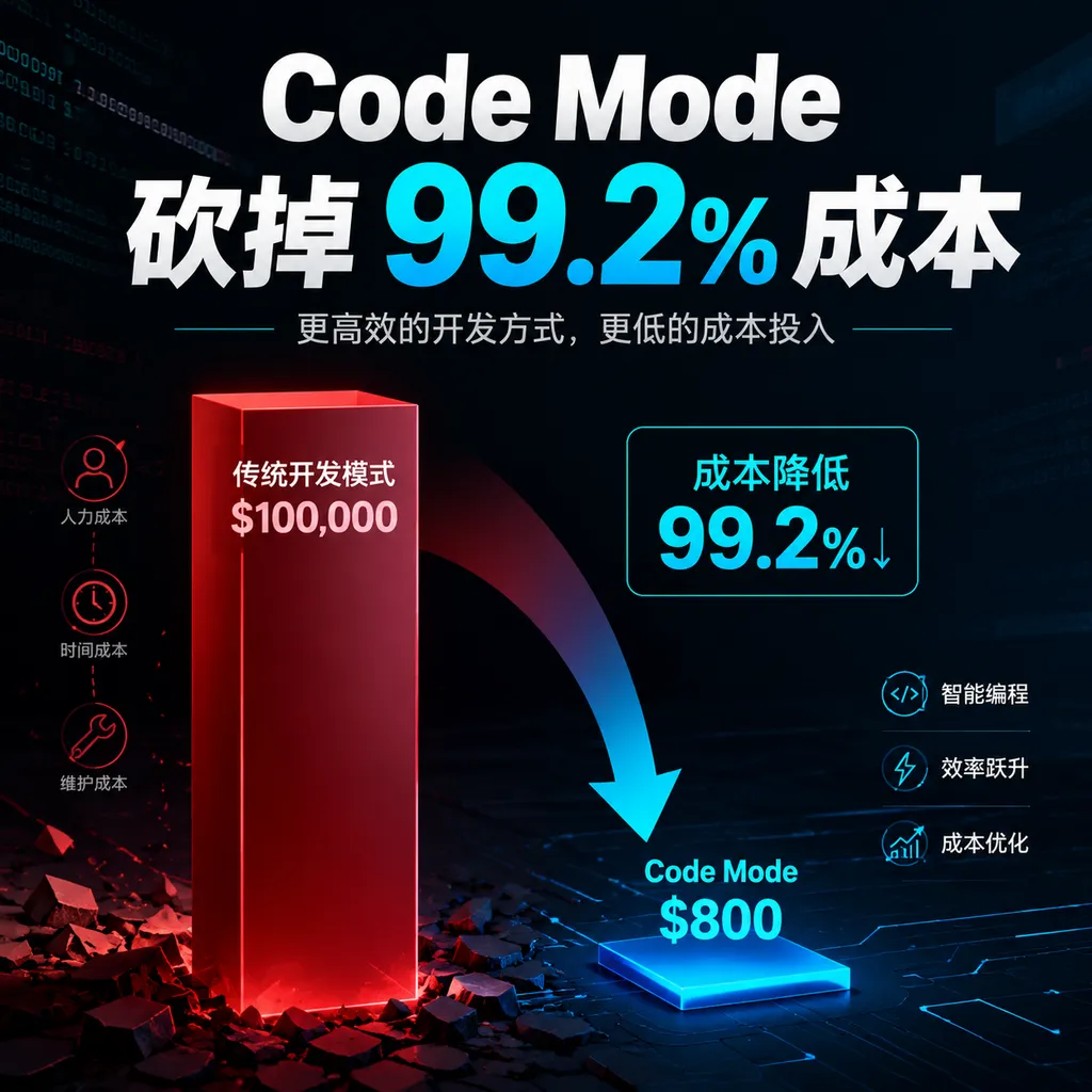 Code Mode砍掉99.2%成本