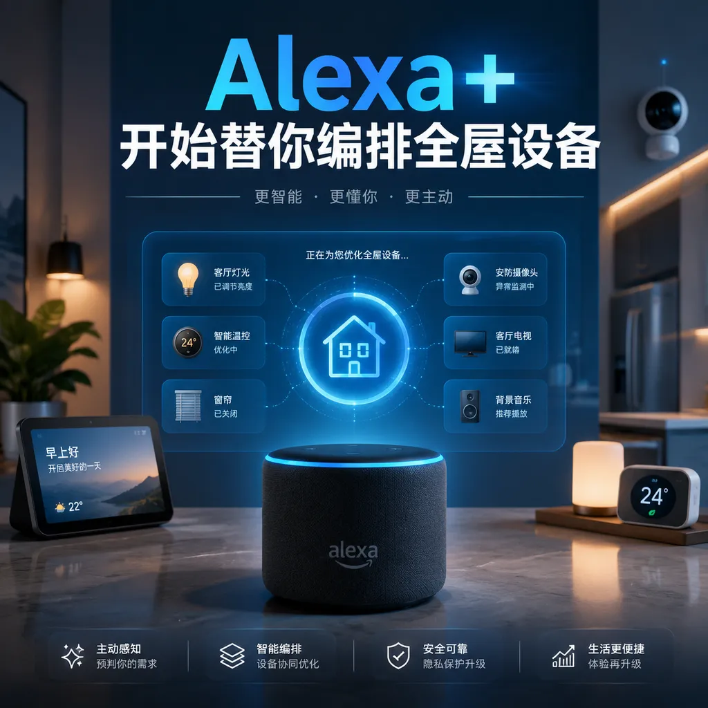 Alexa+开始替你编排全屋设备