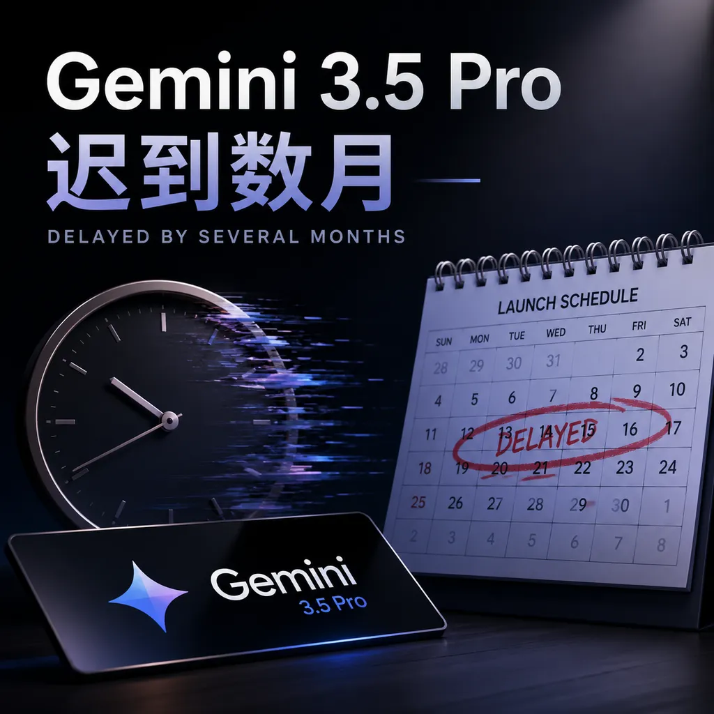 Gemini 3.5 Pro迟到数月