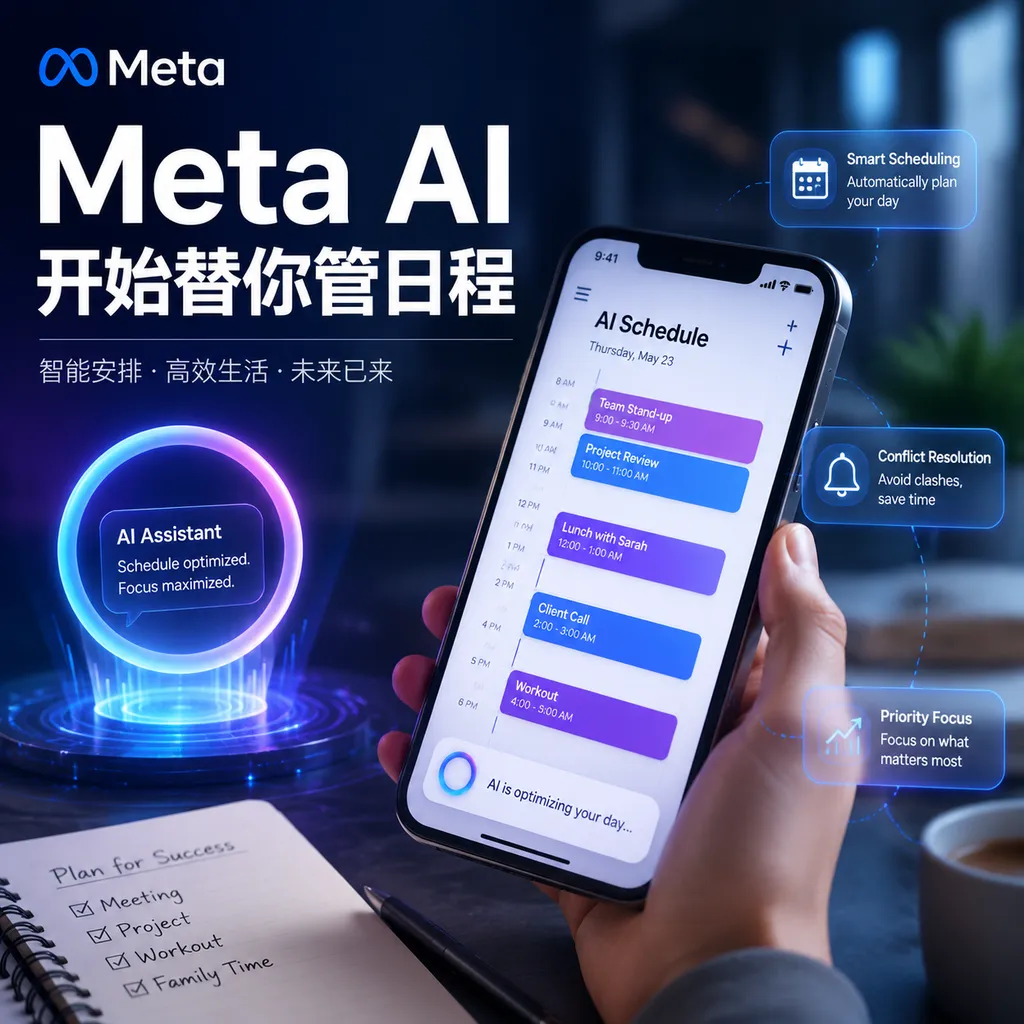 Meta AI开始替你管日程